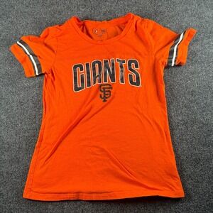 Campus Lifestyle San Francisco Giants Basketball MLB T Shirt Women Medium Orange